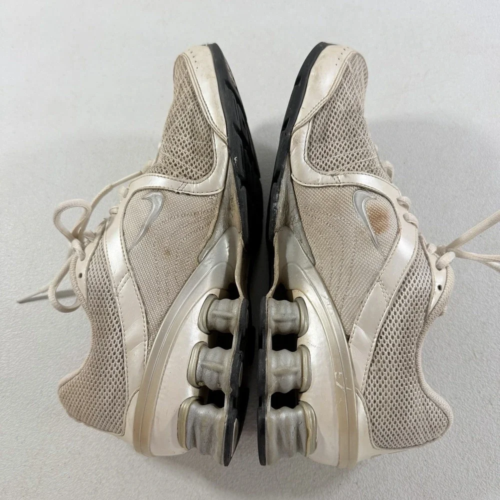 Nike Shox Vivify 317541-111 Women's Running Training Shoes White Silver Size 8